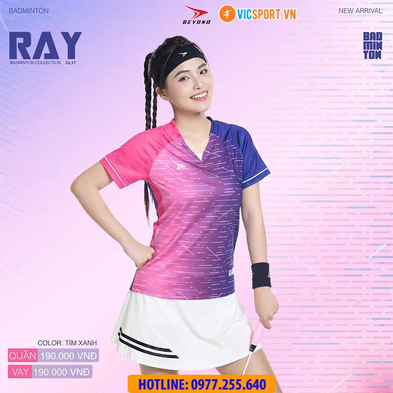 Áo cầu lông Beyono Ray CL17 đa năng - Hình ảnh 5