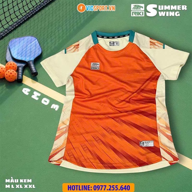 Áo cầu lông pickleball Riki Summer Swing AM03 đa năng - Hình ảnh 34