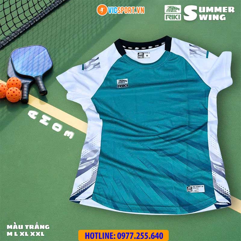 Áo cầu lông pickleball Riki Summer Swing AM03 đa năng - Hình ảnh 35