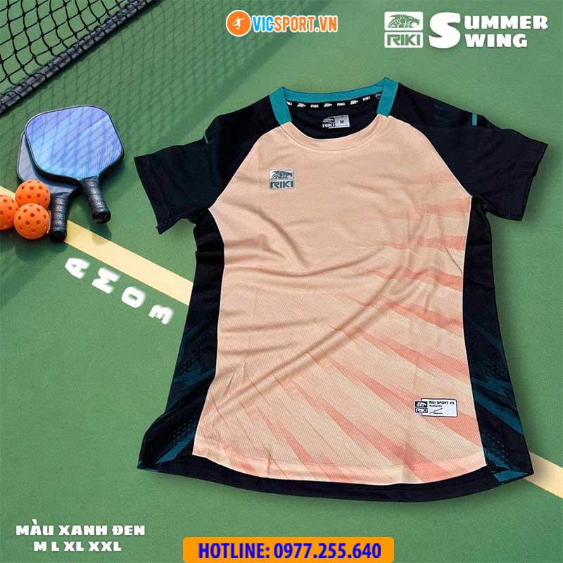 Áo cầu lông pickleball Riki Summer Swing AM03 đa năng - Hình ảnh 36