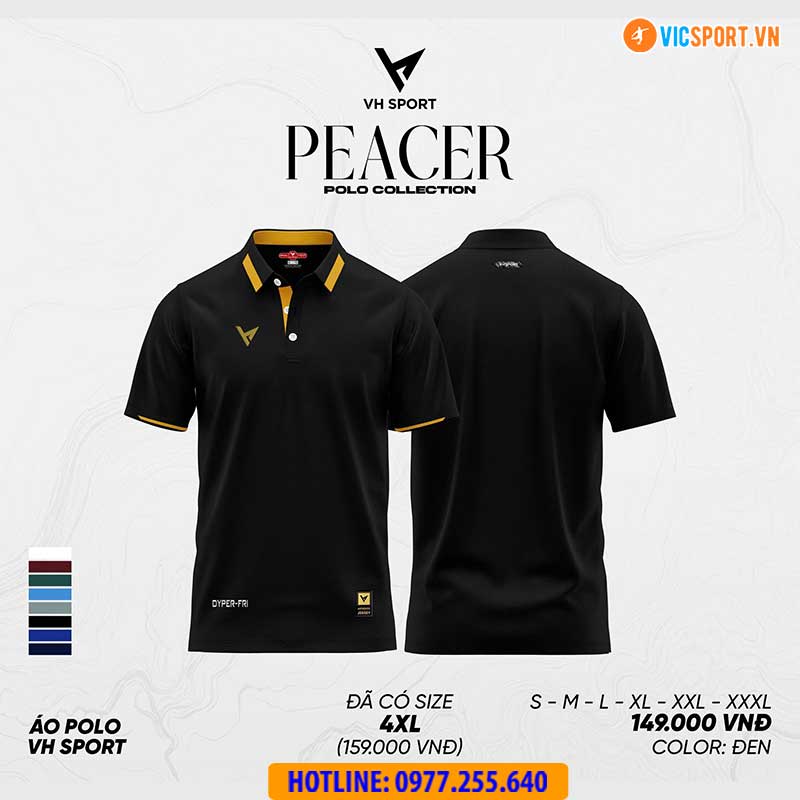Áo thể thao polo di chuyển VH Peacer - Hình ảnh 3