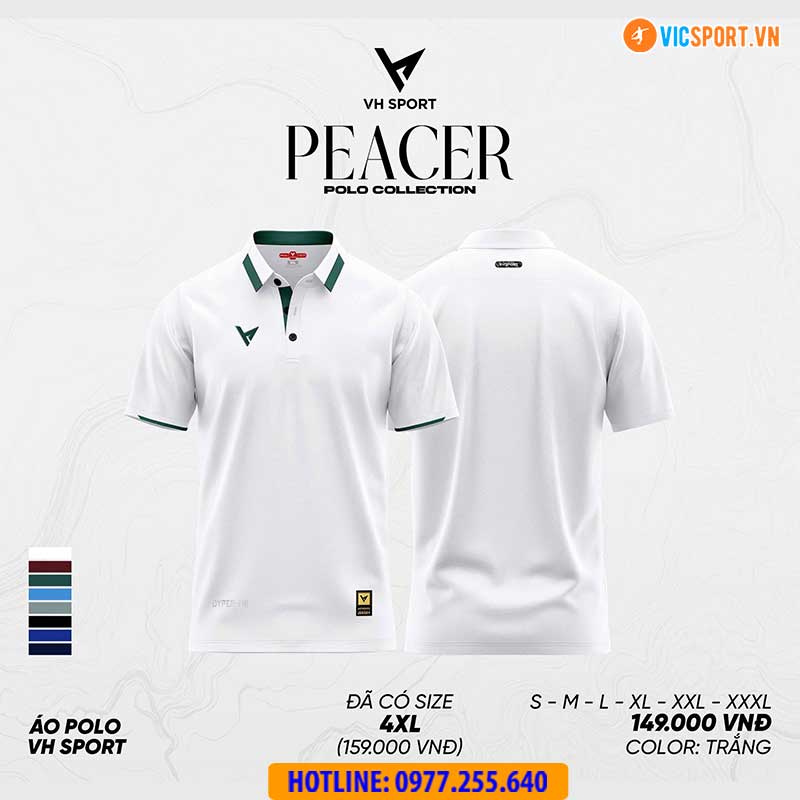 Áo thể thao polo di chuyển VH Peacer - Hình ảnh 5