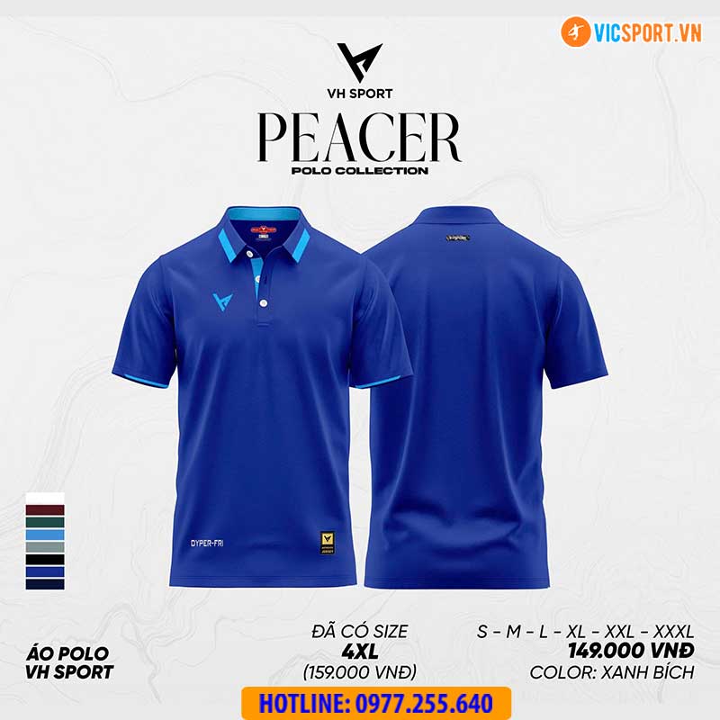 Áo thể thao polo di chuyển VH Peacer - Hình ảnh 7