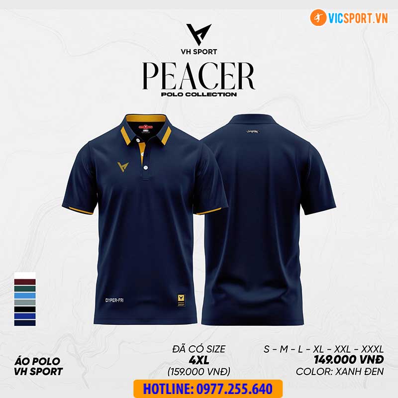 Áo thể thao polo di chuyển VH Peacer - Hình ảnh 9