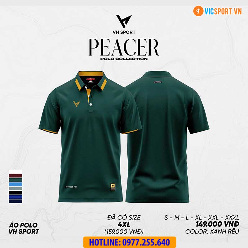 Áo thể thao polo di chuyển VH Peacer - Hình ảnh 10