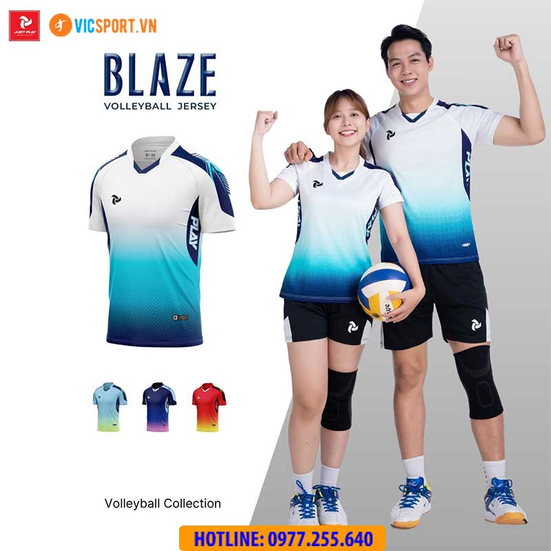 Quần áo bóng chuyền nam nữ Justplay Blaze - Hình ảnh 27