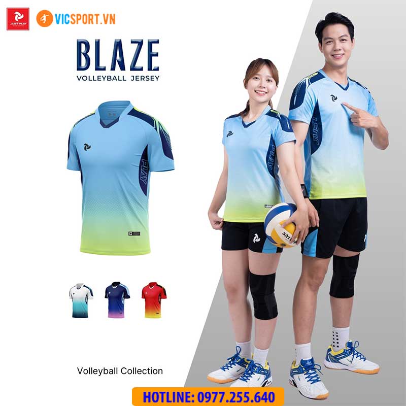 Quần áo bóng chuyền nam nữ Justplay Blaze - Hình ảnh 28