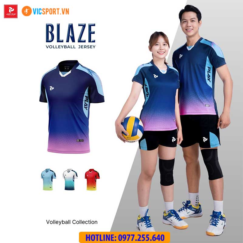 Quần áo bóng chuyền nam nữ Justplay Blaze - Hình ảnh 29