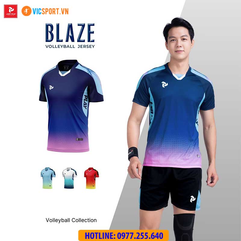Quần áo bóng chuyền nam nữ Justplay Blaze - Hình ảnh 33