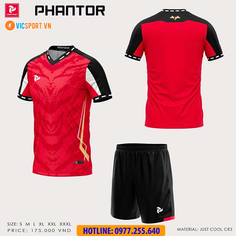 Áo đá banh không logo Justplay Phantor - Hình ảnh 14