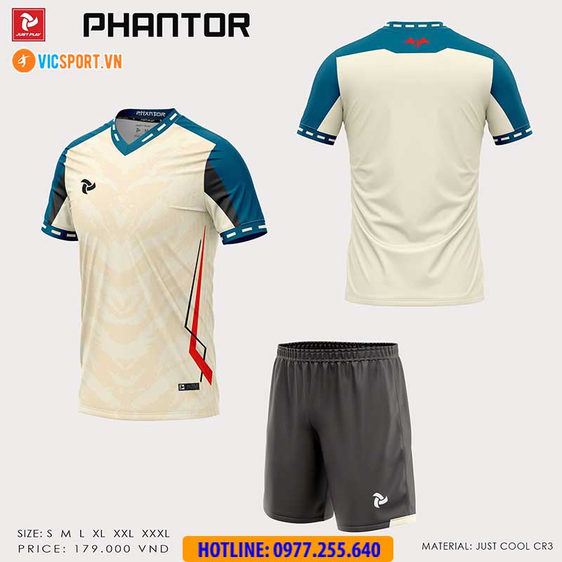 Áo đá banh không logo Justplay Phantor - Hình ảnh 15