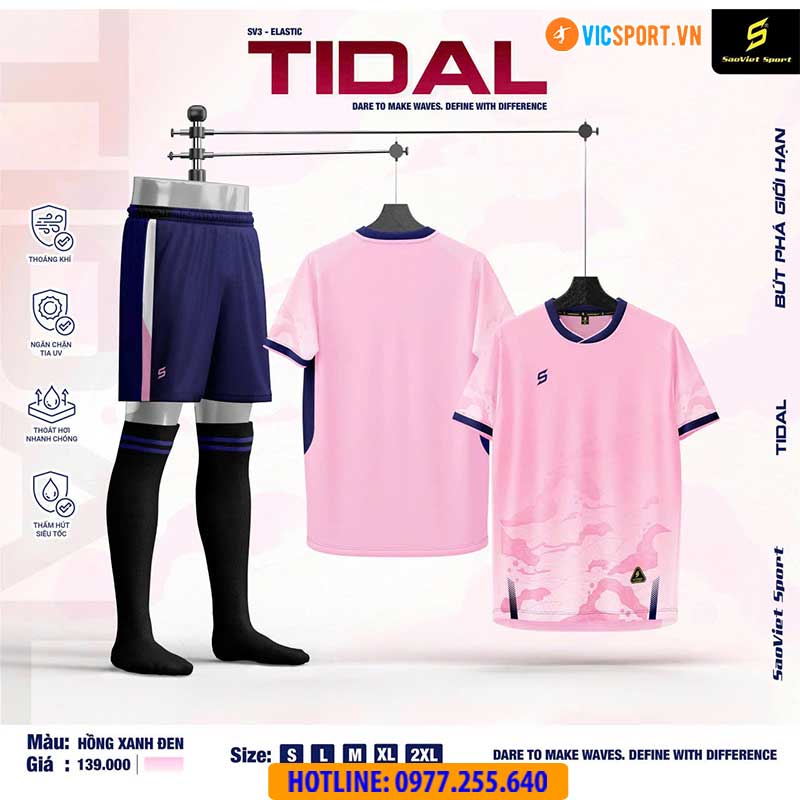 Áo đá banh không logo SV Tidal - Hình ảnh 16
