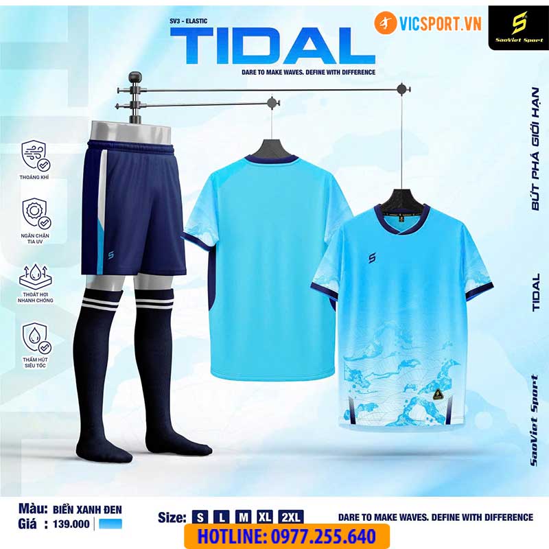 Áo đá banh không logo SV Tidal - Hình ảnh 15