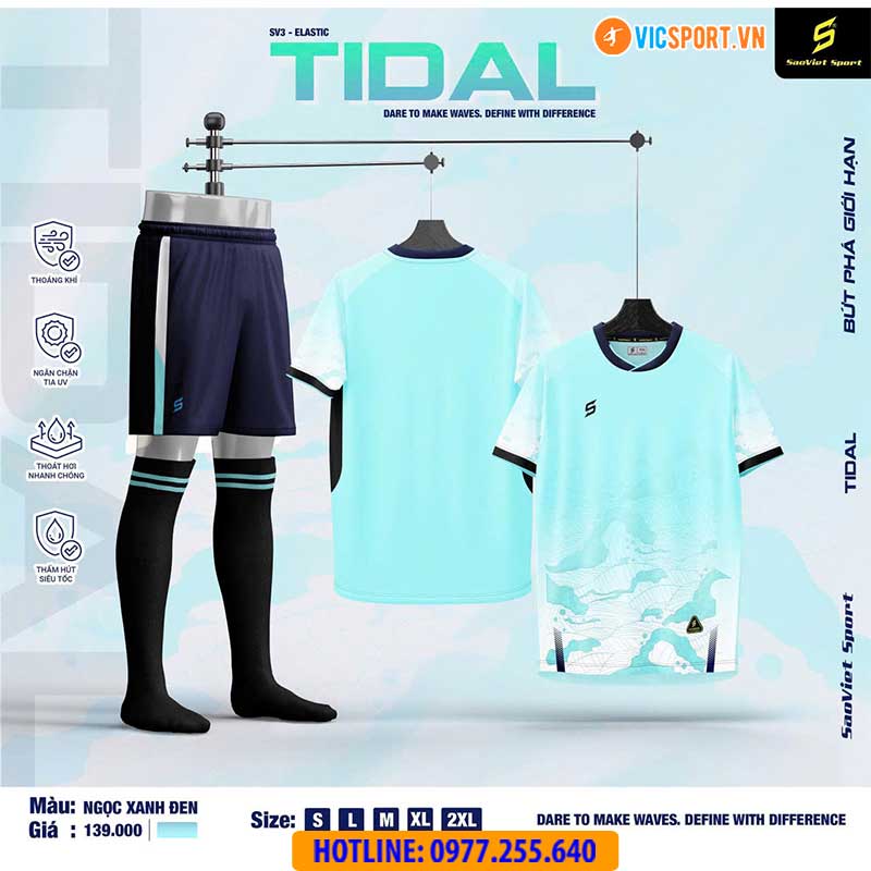 Áo đá banh không logo SV Tidal - Hình ảnh 12