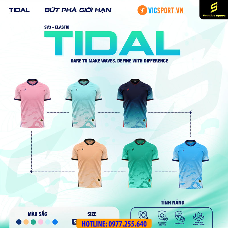 Áo đá banh không logo SV Tidal - Hình ảnh 17