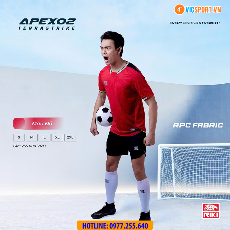 Áo đá banh không logo Riki Apex 02 - Hình ảnh 3