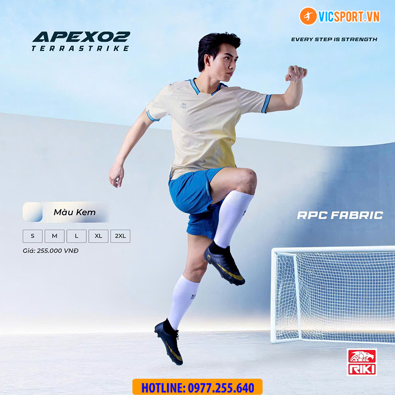 Áo đá banh không logo Riki Apex 02 - Hình ảnh 6