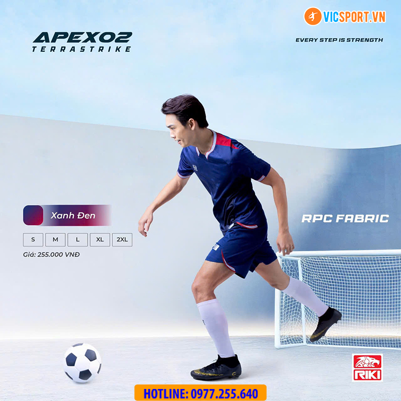 Áo đá banh không logo Riki Apex 02 - Hình ảnh 5
