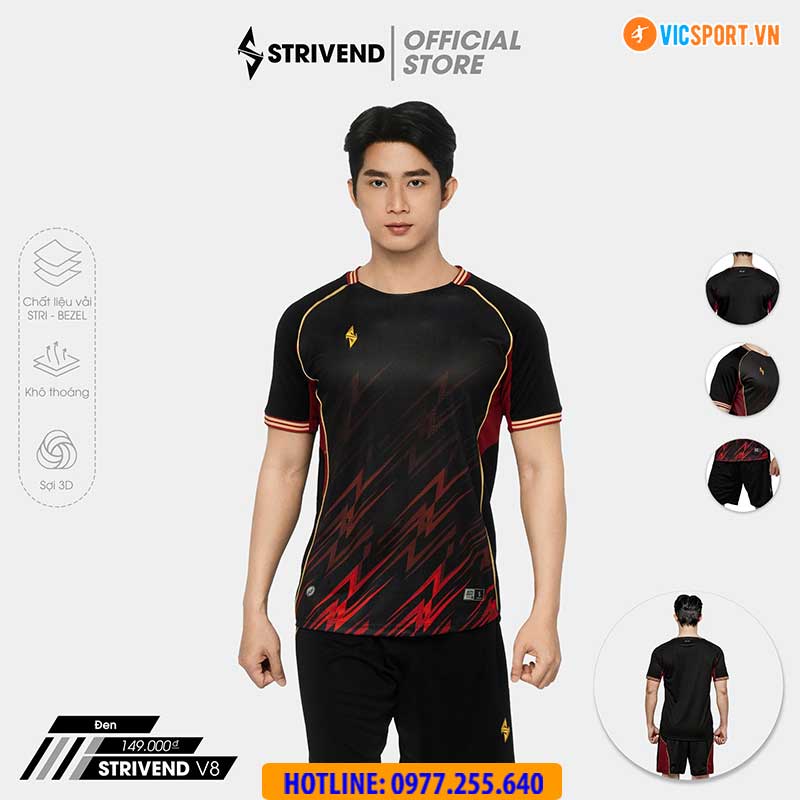 Áo đá banh không logo Strivend V8 - Hình ảnh 11
