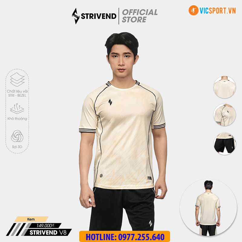 Áo đá banh không logo Strivend V8 - Hình ảnh 12