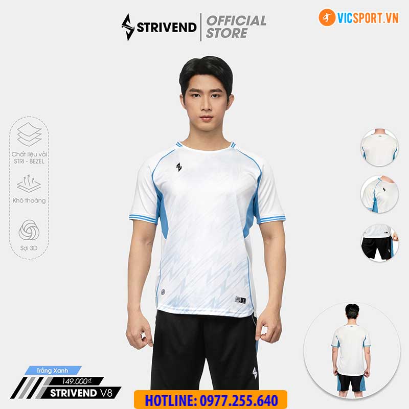 Áo đá banh không logo Strivend V8 - Hình ảnh 14