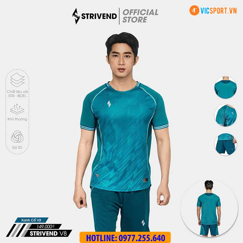 Áo đá banh không logo Strivend V8 - Hình ảnh 15