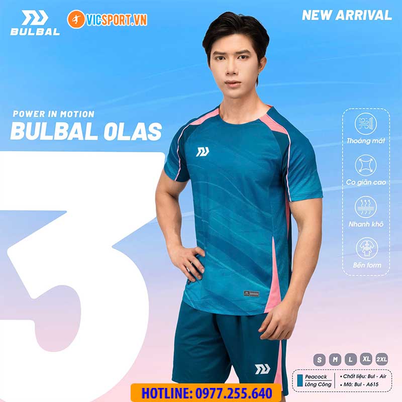 Áo đá banh không logo Bulbal Olas 3 - Hình ảnh 17