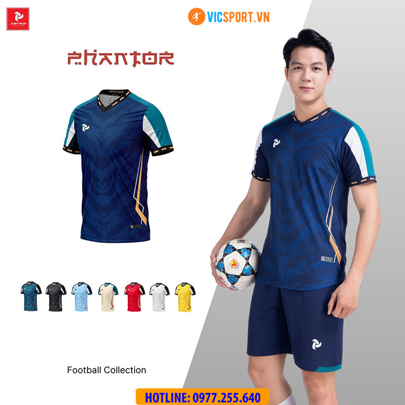 Áo đá banh không logo Justplay Phantor - Hình ảnh 2