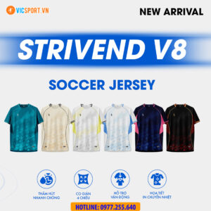 Áo đá banh không logo Strivend V8