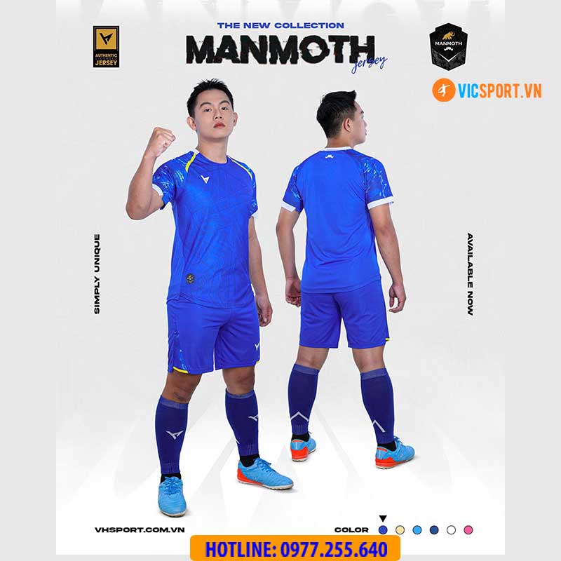 Áo đá banh không logo VH Manmoth - Hình ảnh 14