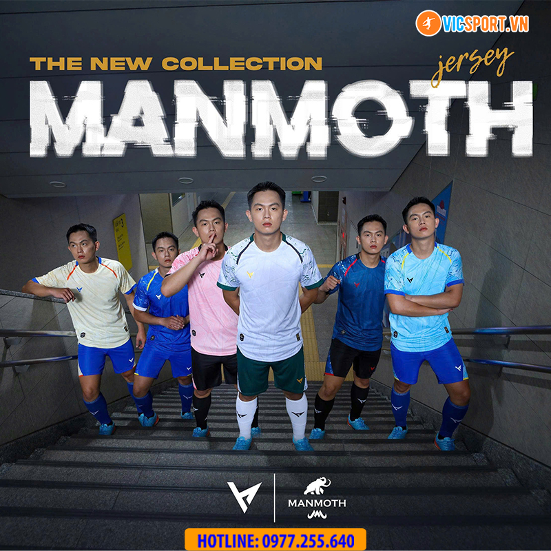Áo đá banh không logo VH Manmoth - Hình ảnh 2