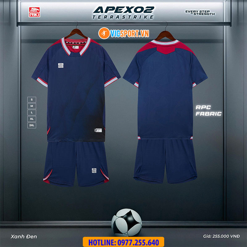 Áo đá banh không logo Riki Apex 02 - Hình ảnh 19