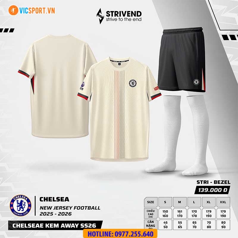 Áo đá banh Strivend Clb Chelsea SS26 mùa giải 2025-2026 - Hình ảnh 11