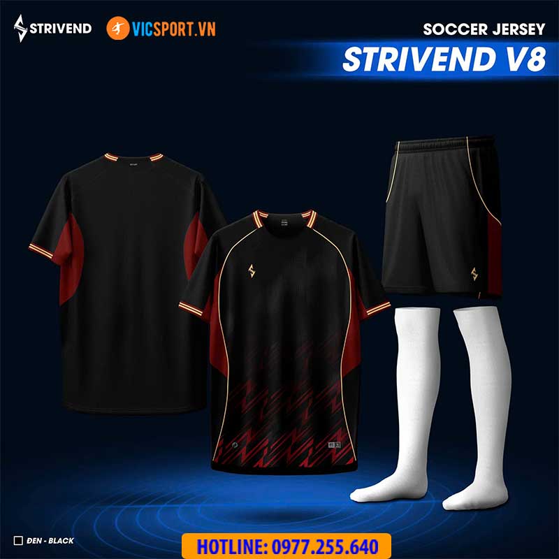 Áo đá banh không logo Strivend V8 - Hình ảnh 18