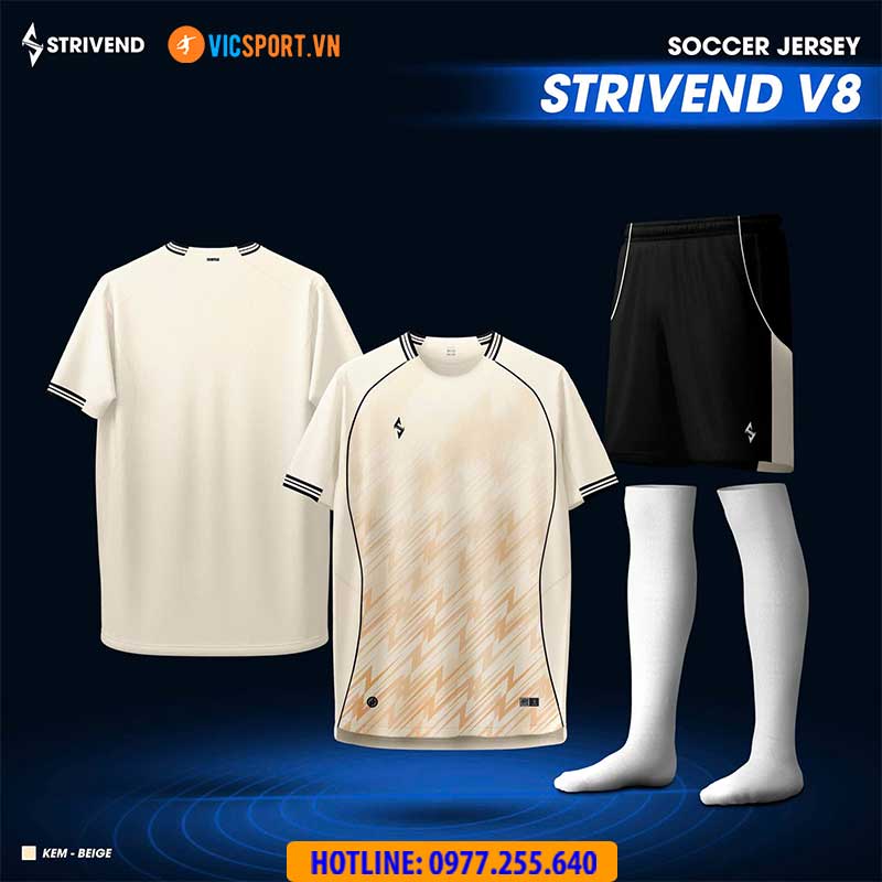Áo đá banh không logo Strivend V8 - Hình ảnh 19