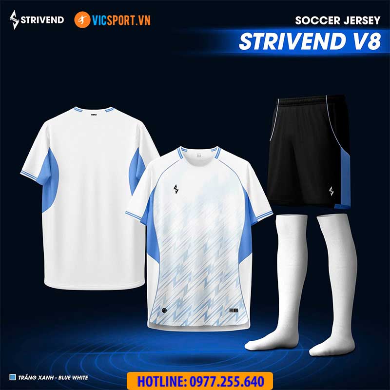 Áo đá banh không logo Strivend V8 - Hình ảnh 21