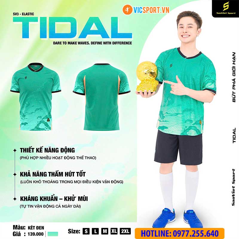 Áo đá banh không logo SV Tidal - Hình ảnh 34