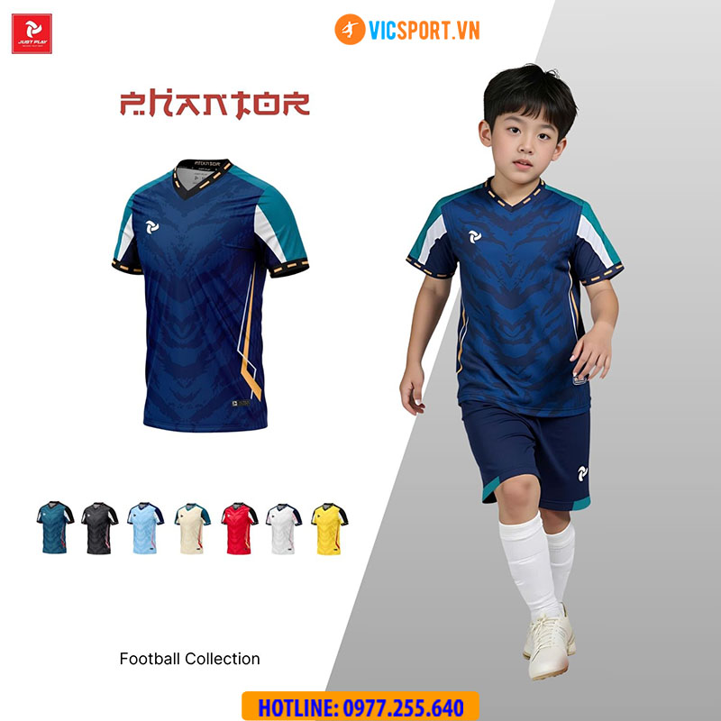 Áo đá banh trẻ em Justplay Phantor - Hình ảnh 2