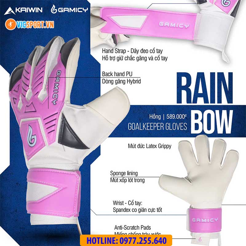 Găng tay thủ môn Kaiwin Rainbow - Hình ảnh 4