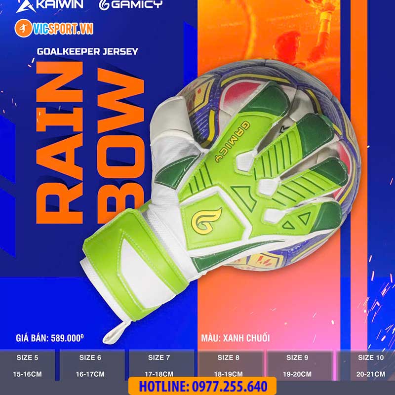 Găng tay thủ môn Kaiwin Rainbow - Hình ảnh 8
