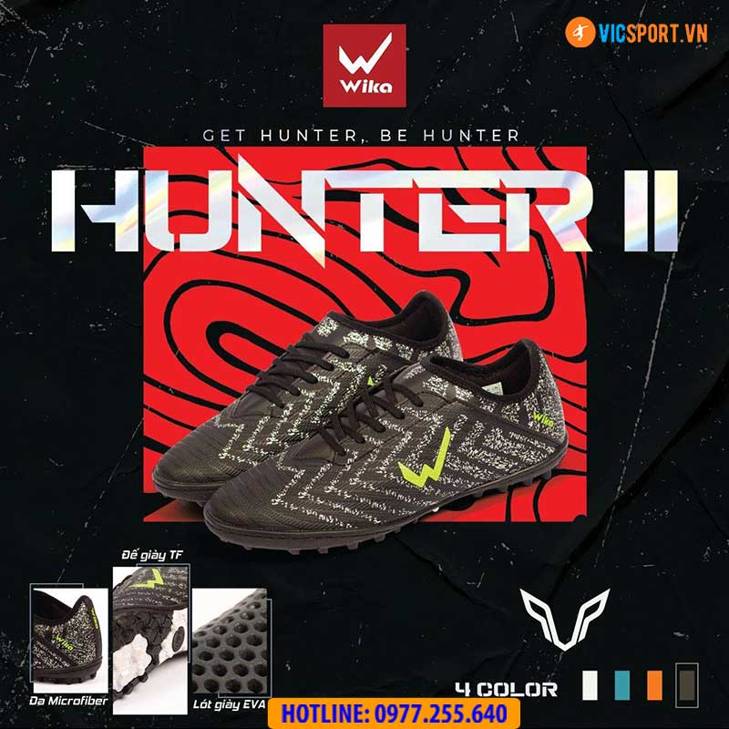 Giày đá banh Wika Hunter 2 đá sân nhân tạo - Hình ảnh 4