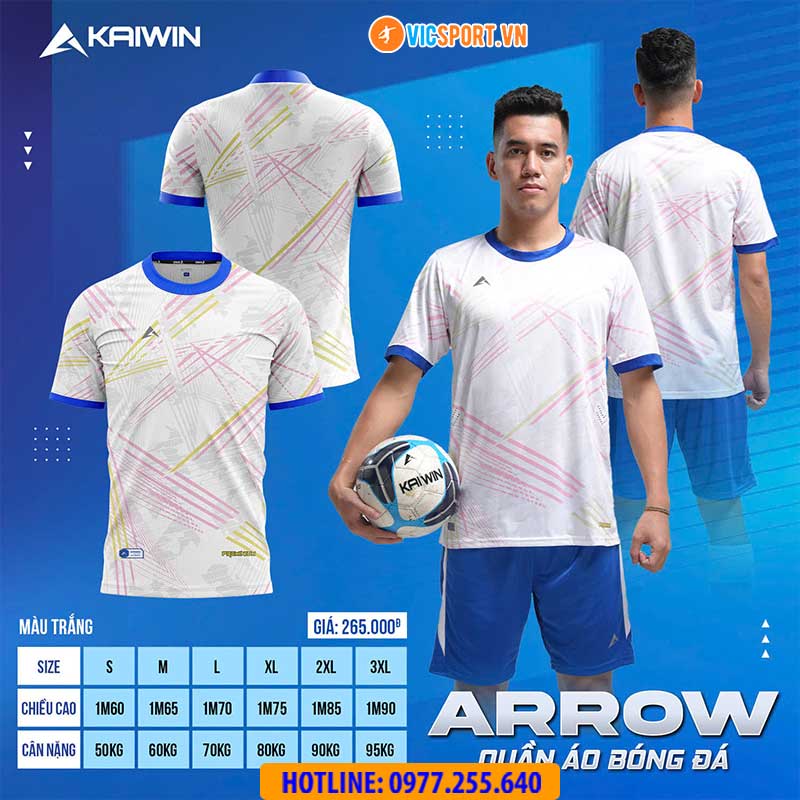 Áo đá banh không logo Kaiwin Arrow - Hình ảnh 4
