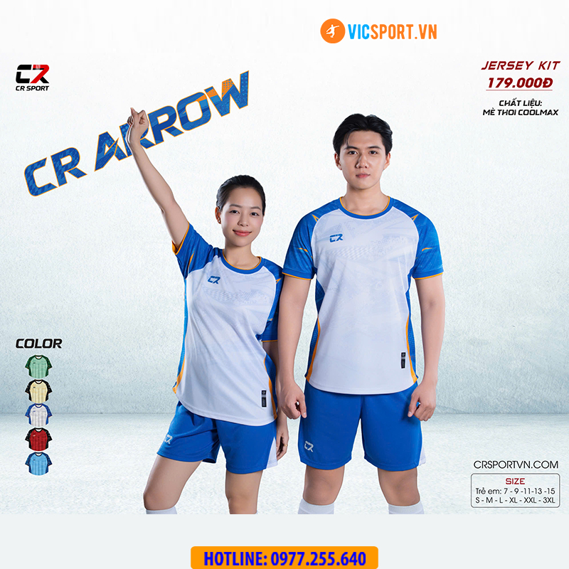 Áo đá banh không logo CR Arrow - Hình ảnh 7