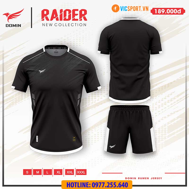 Áo đá banh không logo Domin Raider - Hình ảnh 11