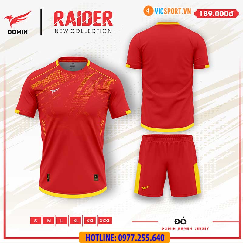 Áo đá banh không logo Domin Raider - Hình ảnh 10