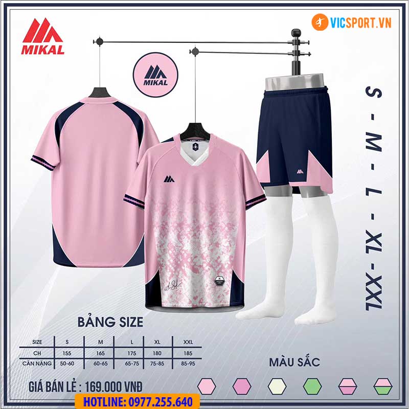 Áo đá banh không logo Mikal Mored 3.0 - Hình ảnh 2