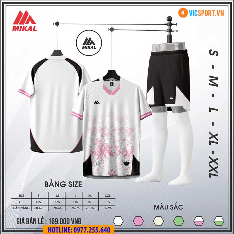 Áo đá banh không logo Mikal Mored 3.0 - Hình ảnh 5