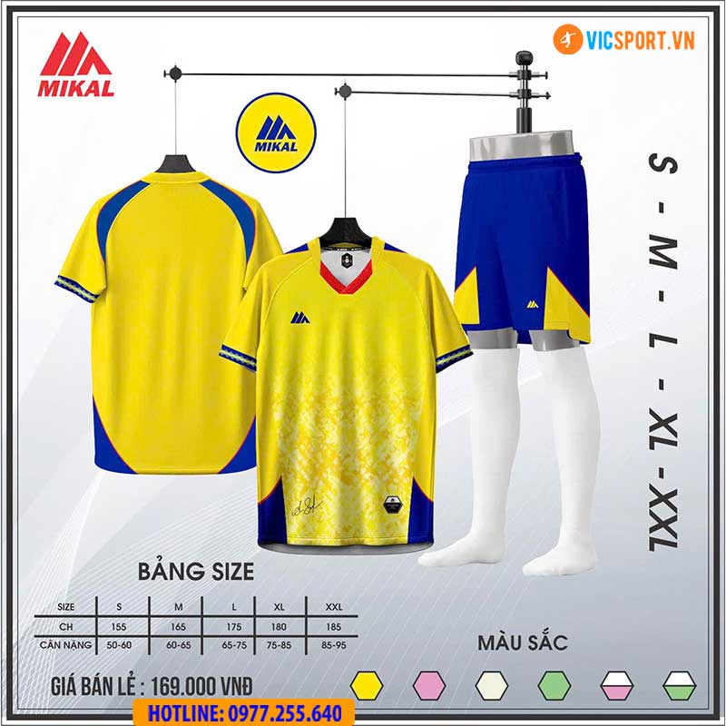 Áo đá banh không logo Mikal Mored 3.0 - Hình ảnh 6