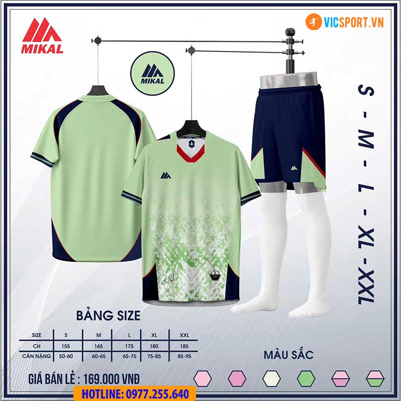 Áo đá banh không logo Mikal Mored 3.0 - Hình ảnh 7