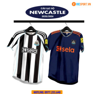 Áo đá banh Clb Newcastle United mùa giải 2025-2026 vải mè